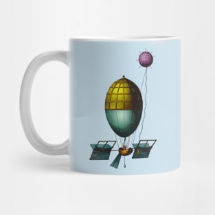 Two Coloured Flying Machine Mug